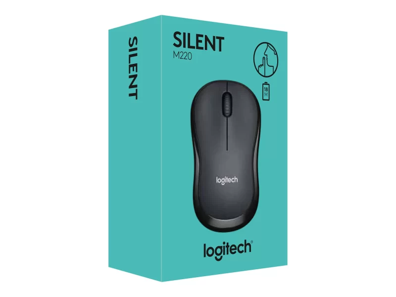 Logitech M220 Wireless Mouse with Silent Clicks