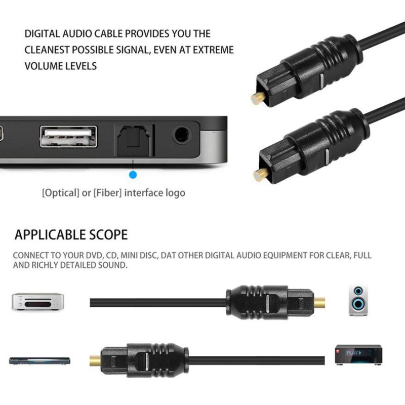 10M Audio Optical Cable - Image 2