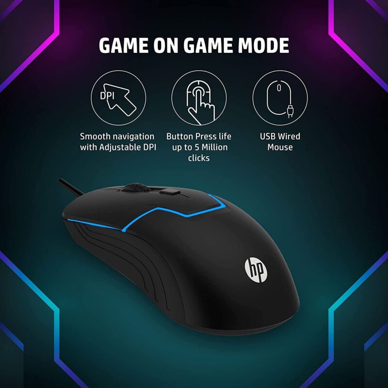 HP M100 USB Gaming Mouse - Image 2